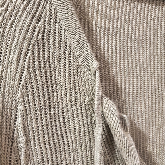 Theory - Calida Glint linen knit top - Size 2 - Picture 4 of 6
